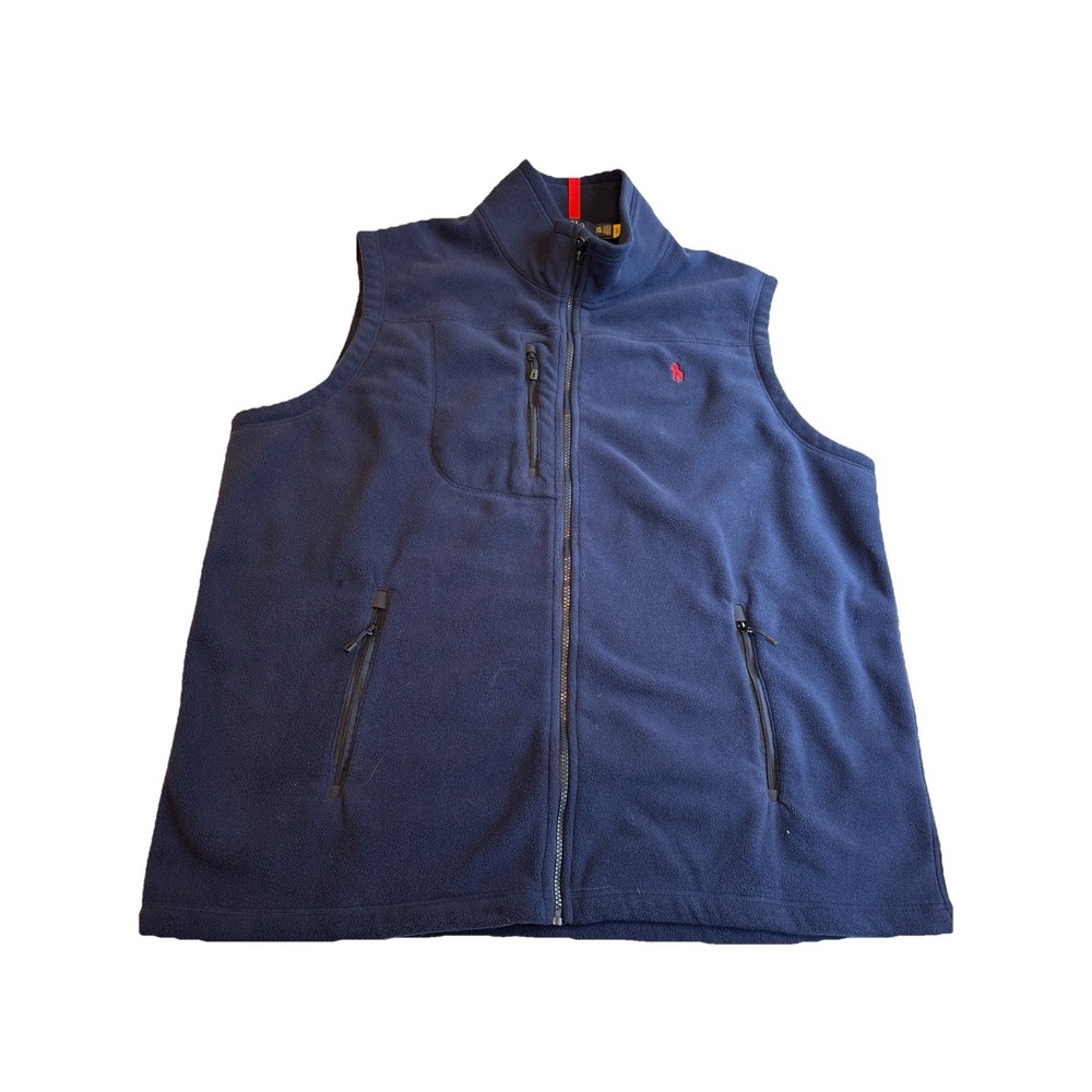Polo Ralph Lauren Mockneck Performance Vest Brushed Fleece Full-Zip 2XL